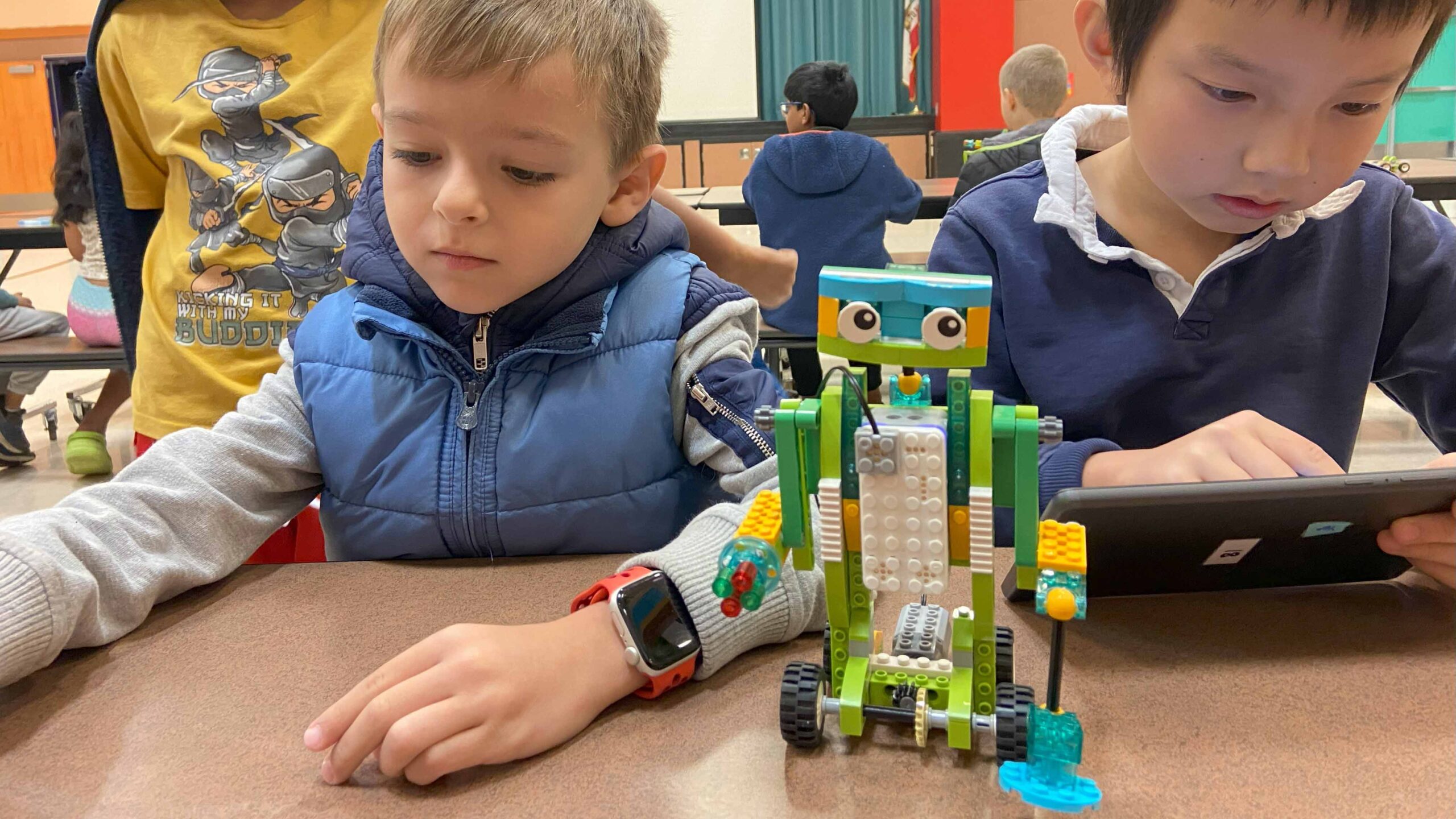 Robotics hands-on learning concept